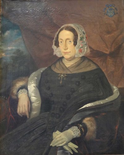 Antonia Maria Imans (1798-1865), Ehefrau von Nicolaas IJzendoorn (1793-1867) von Petrus Theodorus van Wijngaerdt